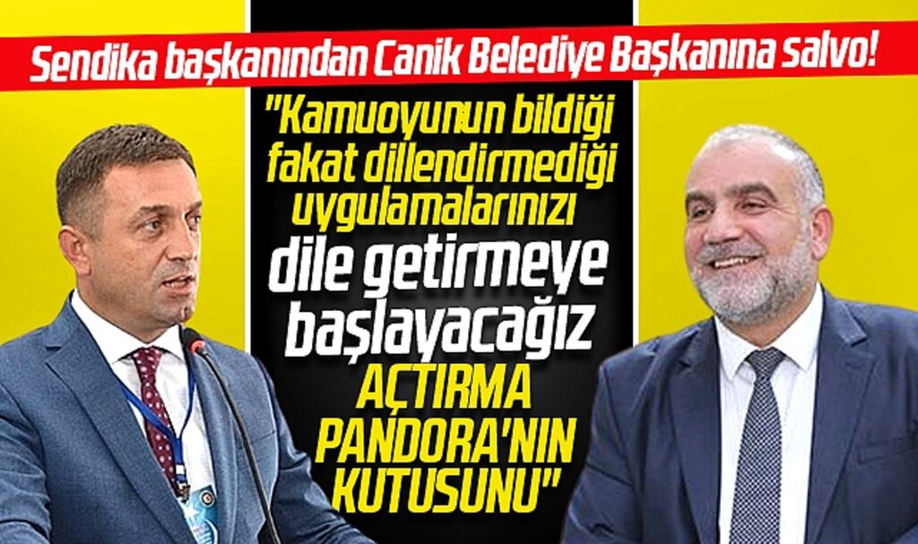 Hizmet-İş Samsun Başkanı Uzun Sandıkçı'ya sert çıktı! Açtırma pandoranın kutusunu 