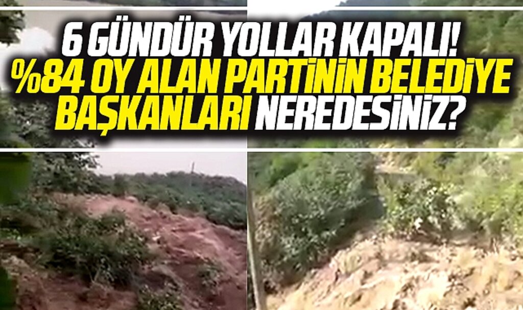 Samsun Avyacık'ta 6 gündür yollar kapalı! Belediye Başkanları neredesiniz!
