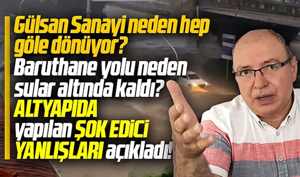 Samsun'da altyapıda yapılan şok edici yanlışları İnşaat Mühendisi Murat Şenel açıkladı