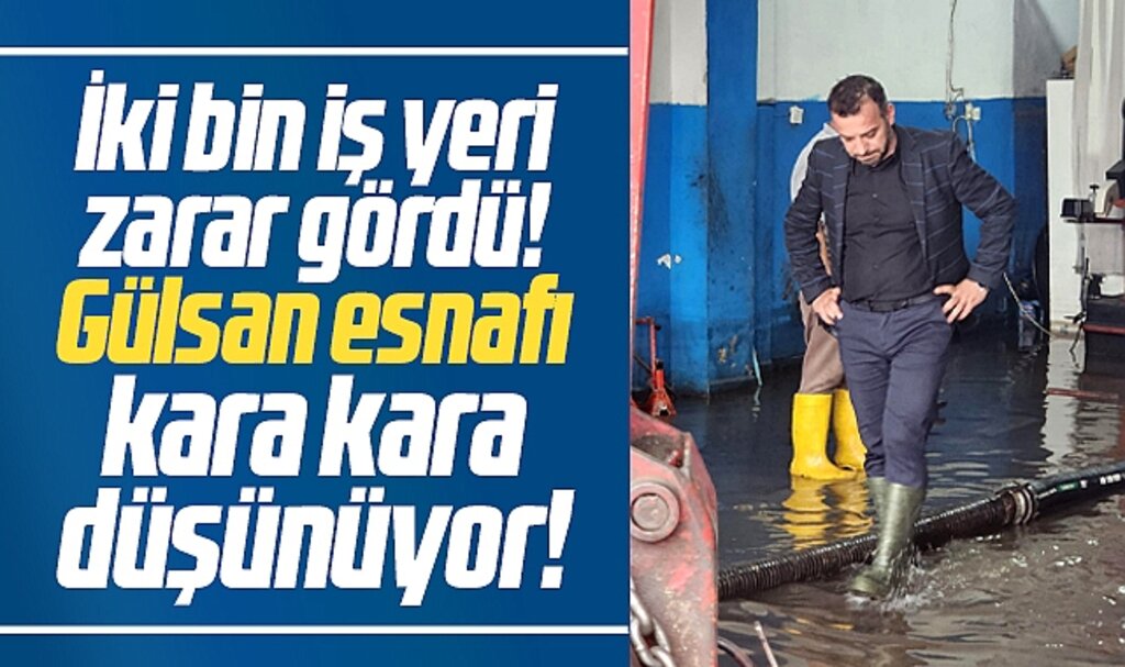 Samsun'da selin ikinci kez vurduğu Gülsan'da esnaf kara kara düşünüyor