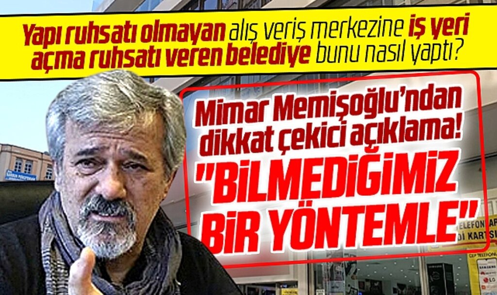 Samsun'da yapı ruhsatı olmayan alış veriş merkezinin iş yeri açma ruhsatı ile ilgili şok açıklama