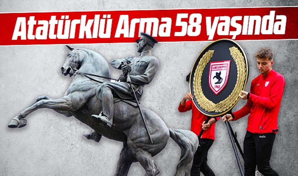 Samsunspor, kuruluşunun 58 yıl dönümünde Onur Anıtı'na çelenk koydu