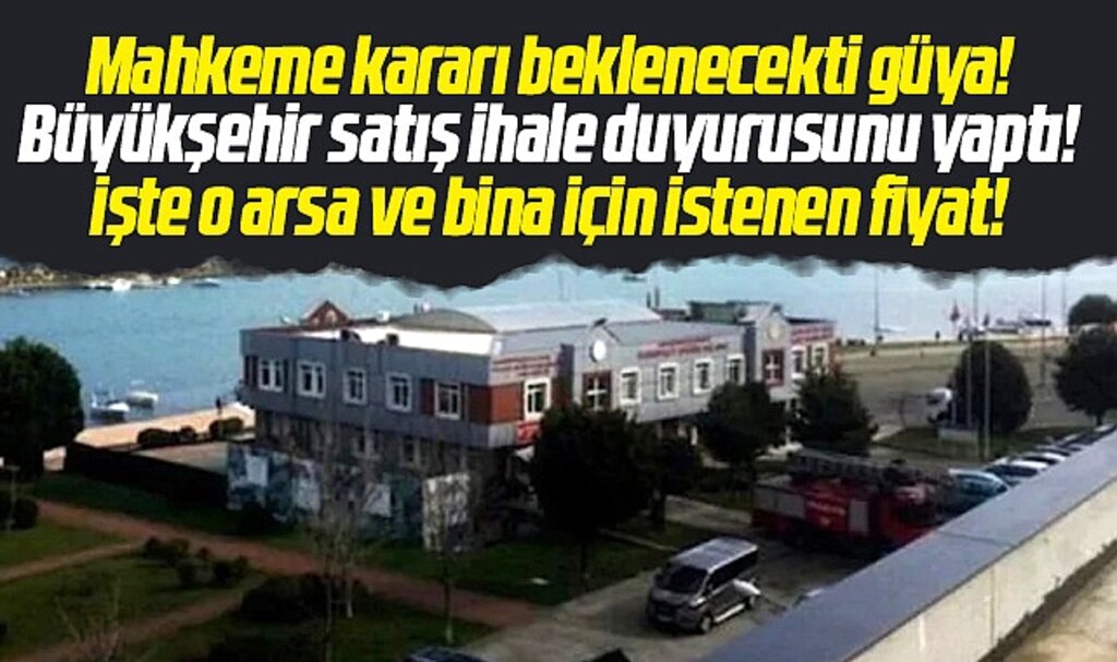 Samsun Büyükşehir Kurupelit'teki bina ve arsanın satış ihalesini duyurdu! İşte istenen fiyat