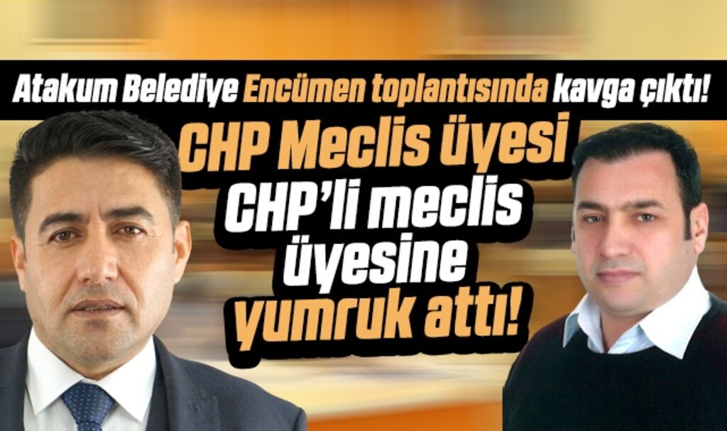 Samsun'da Atakum Belediyesi Encümen toplantısında kavga çıktı! Meclis üyesi yumruk attı