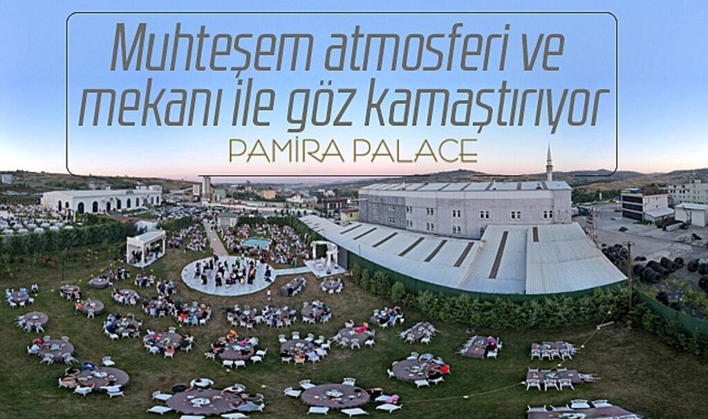 Samsun'da Pamira Palace Düğün Sarayı, muhteşem mekanı ile göz kamaştırıyor