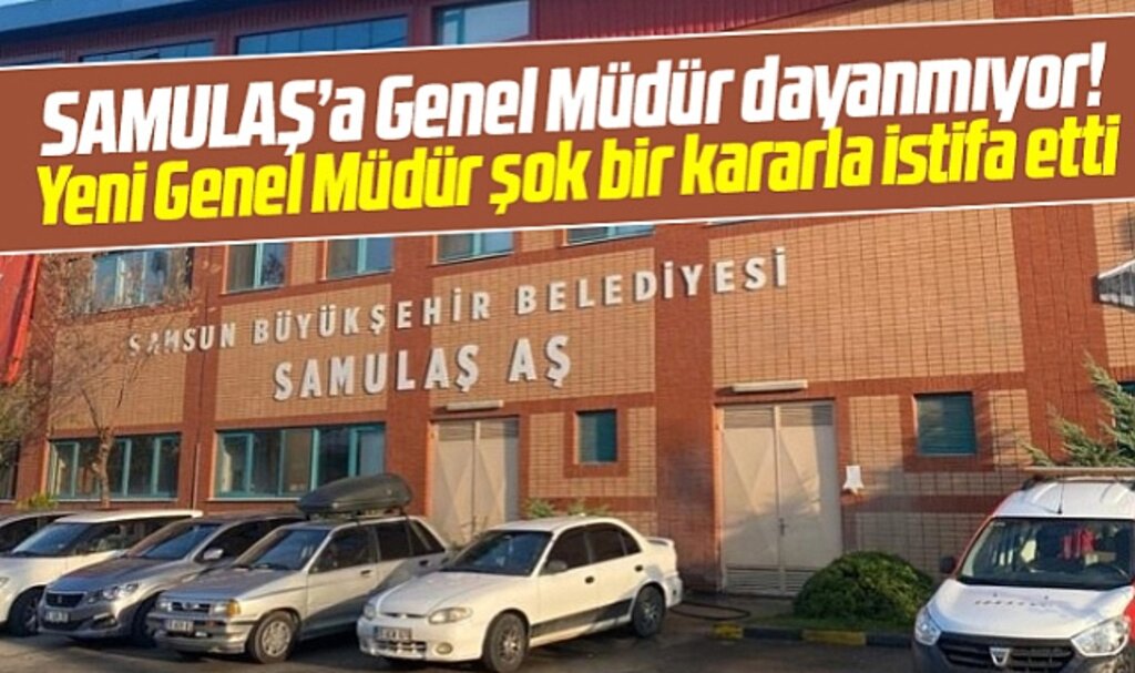 Samsun'da SAMULAŞ Genel Müdürü Gökhan Beler şok bir kararla istifa etti