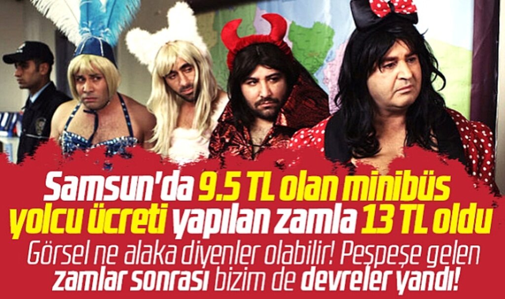 Samsun'da UKOME kararı ile ilçe minibüslerine zam yapıldı! Kişi başı ücret 13 TL oldu