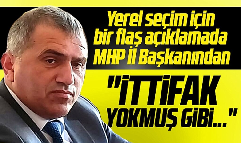 MHP Samsun İl Başkanı Mucur'dan flaş yerel seçim açıklaması! İttifak yokmuş gibi