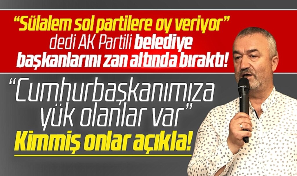 Samsun'da AK Partili belediye başkanı kendi partisinin başkanlarını zan altında bıraktı!