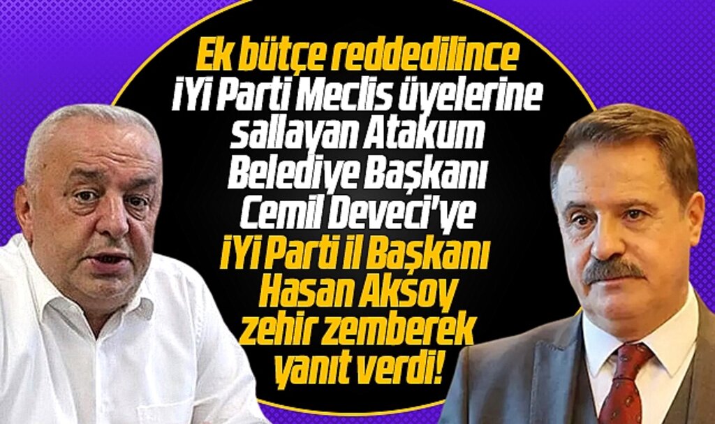Samsun'da İYİ Parti İl Başkanı Aksoy'dan Atakum Belediye Başkanına zehir zemberek yanıt