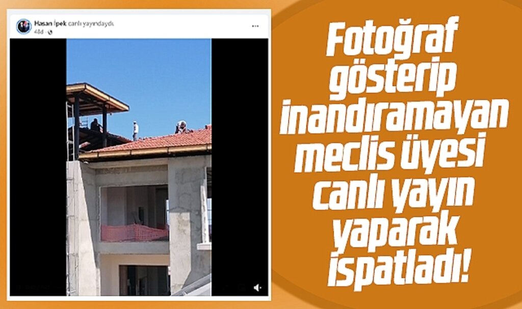 Samsun'da meclis üyesi İpek inşaatın kaçak devam ettiğini canlı yayın yaparak ispatladı
