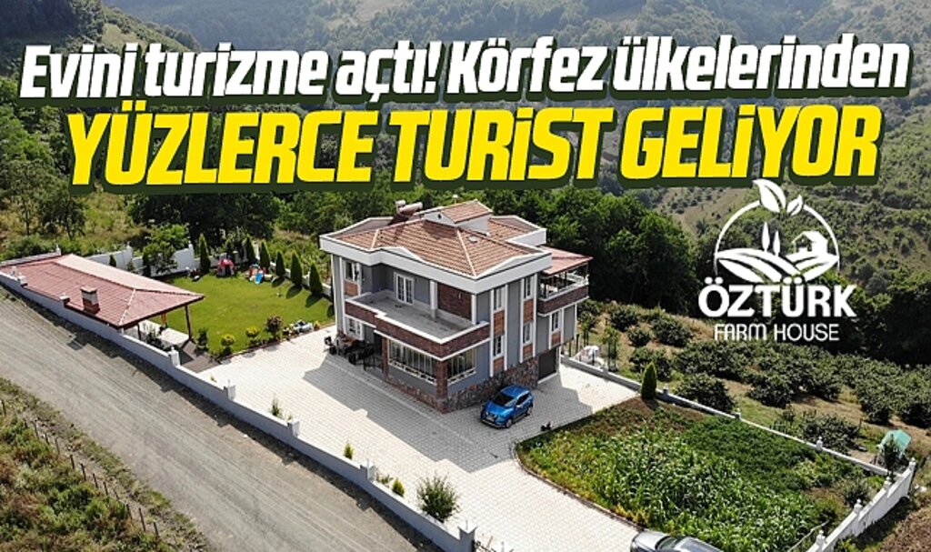 Samsun'da Öztürk Farm House turistlere ev sahipliği yapıyor