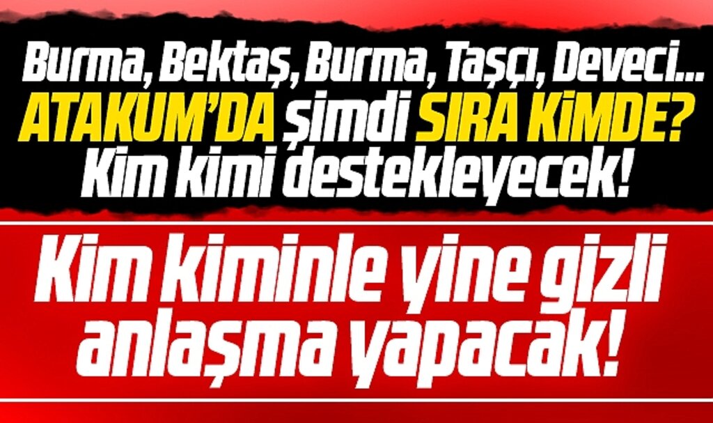 Samsun'da seçim entrikaları! Atakum'da belediye başkanlığı sırası kimde?