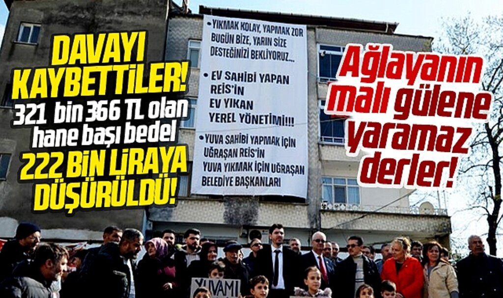 Samsun'un Tekkeköy ilçesinde evleri kamulaştırılan aileler davayı kaybetti! 