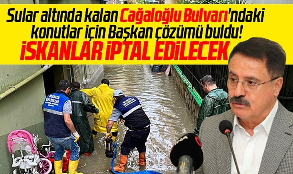 Samsun'da Atakum Cağaloğlu Bulvarı'ndaki konutların iskanları iptal edilecek! 
