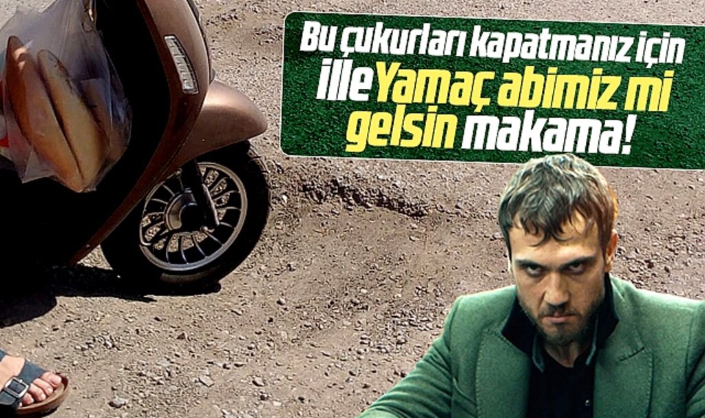 Samsun'da Atakum ilçesi 658. sokaktaki çukurlar tepki çekiyor