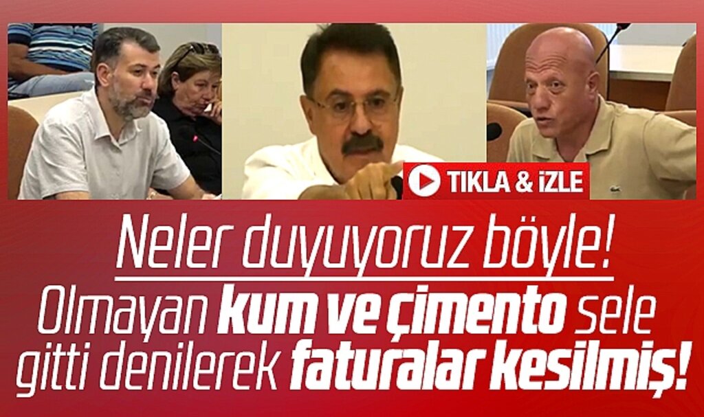 Samsun'da CHP'li Atakum Belediyesinde şok kum ve çimento iddiası!