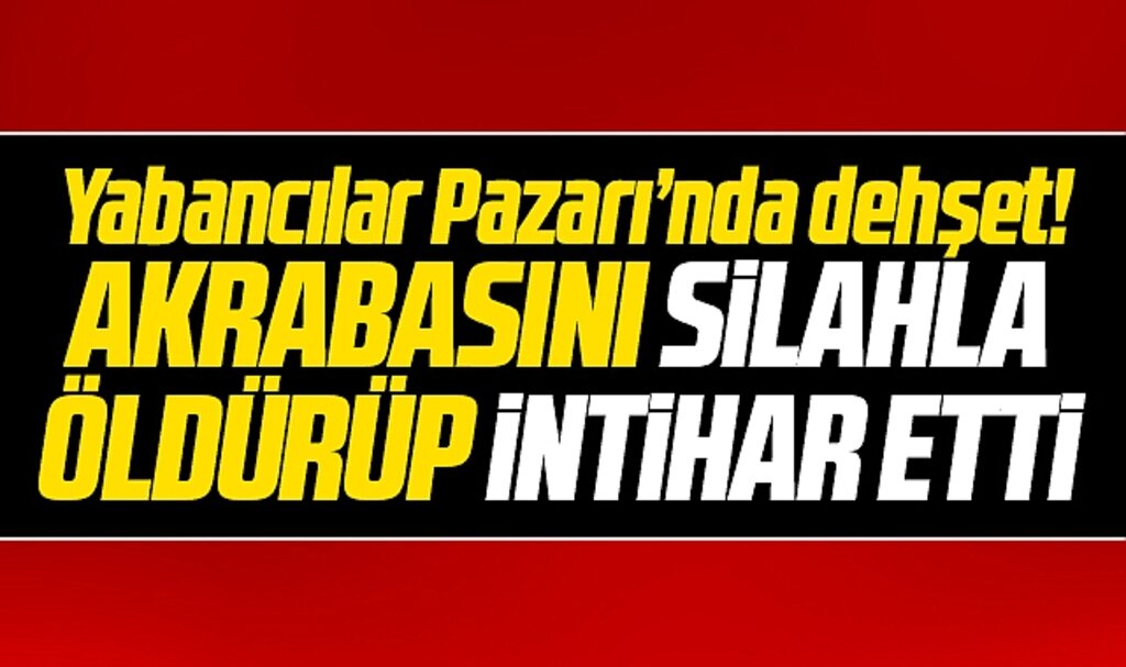 Samsun Yabancılar Pazarında cinayet ve intihar şoku! Kadir İş ve Kemal Yüksel öldü