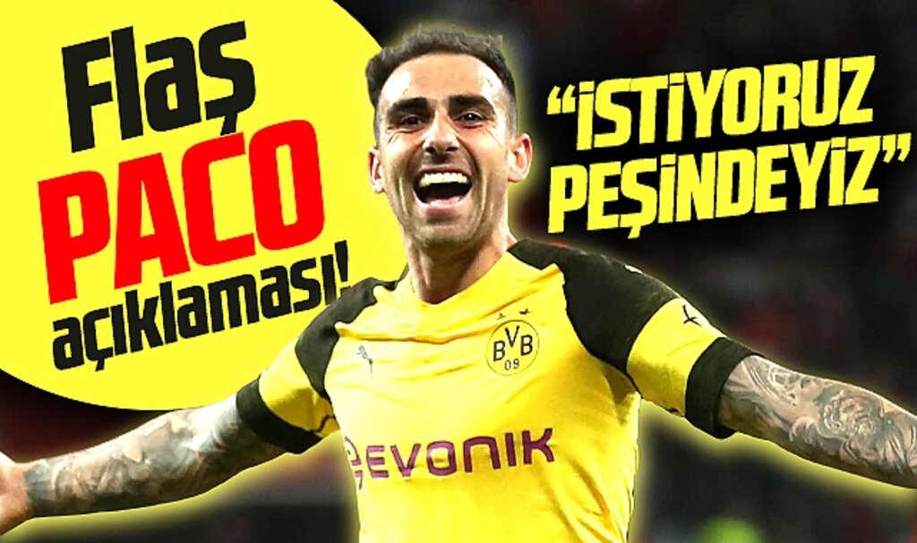 Samsunspor'dan flaş Paco Alcacer açıklaması! İstiyoruz