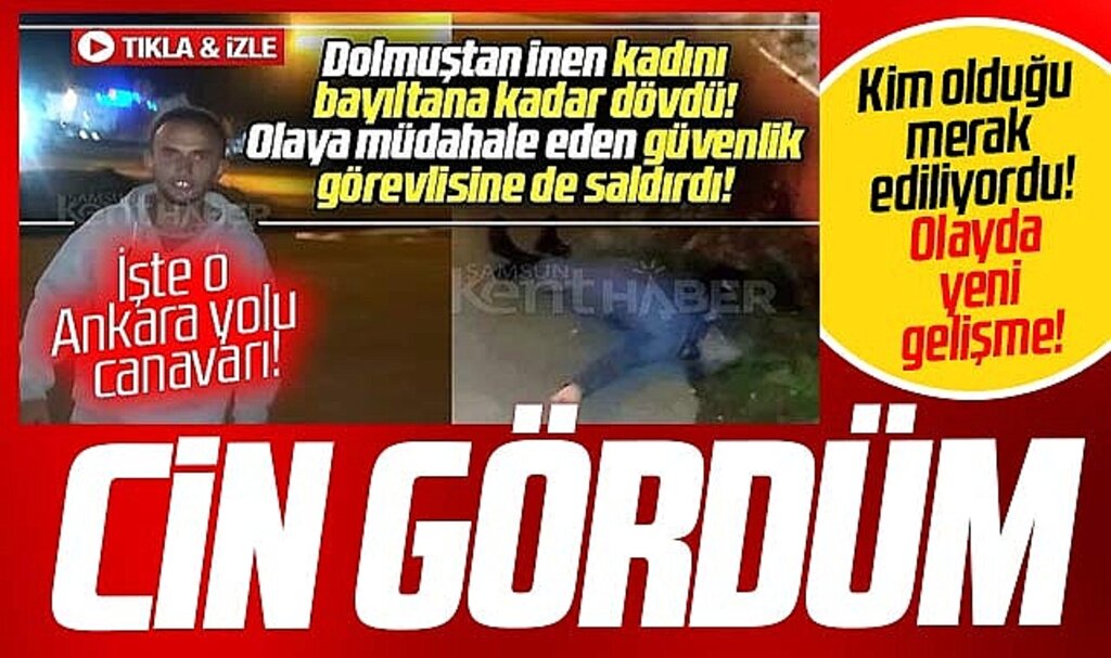 Samsun'da gece vakti kadına saldıran şahsın kim olduğu belli oldu! 