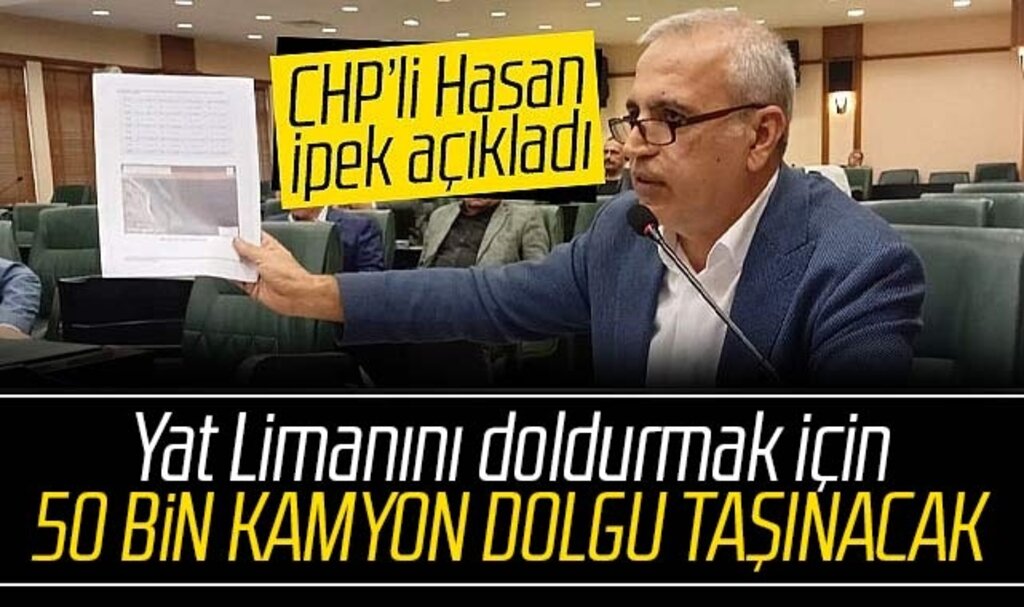 Samsun'da marina için yat limanına 50 bin kamyon dolgu taşınacak
