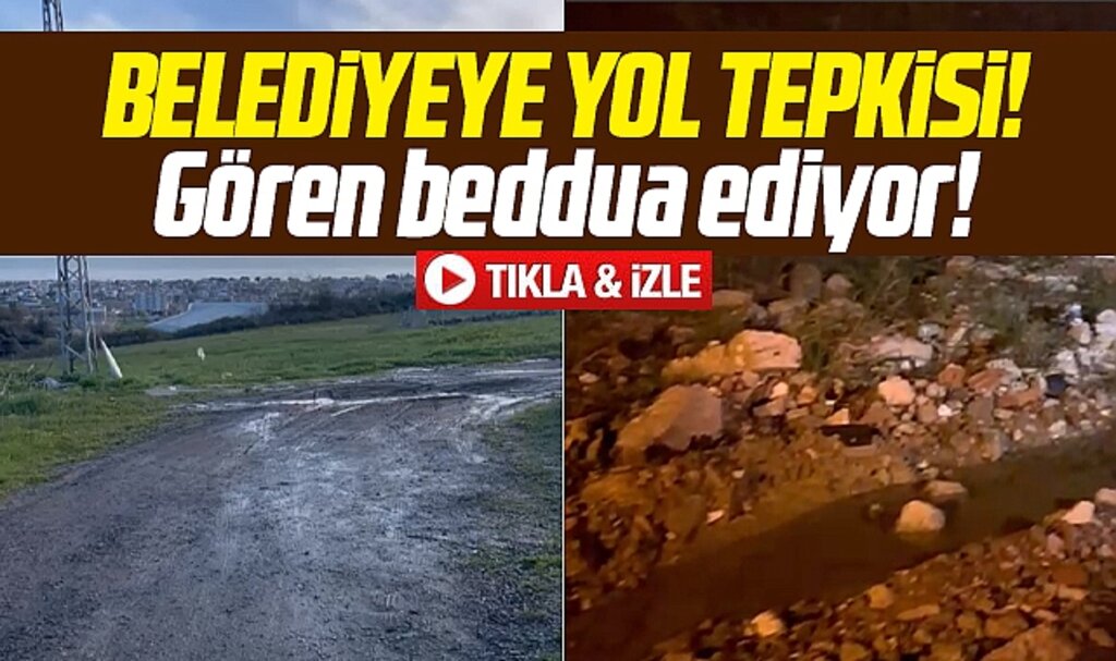 Samsun'un Atakum ilçesinde belediyeye yol tepkisi! Gören beddua ediyor
