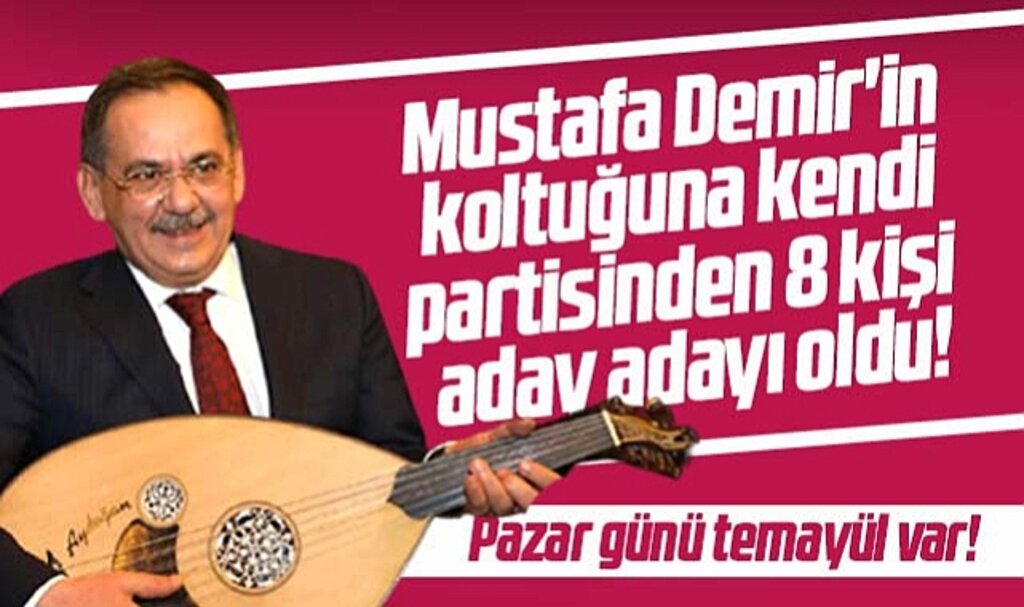 Samsun Büyükşehir Başkanı Demir'in koltuğuna kendi partisinden 8 aday adayı çıktı