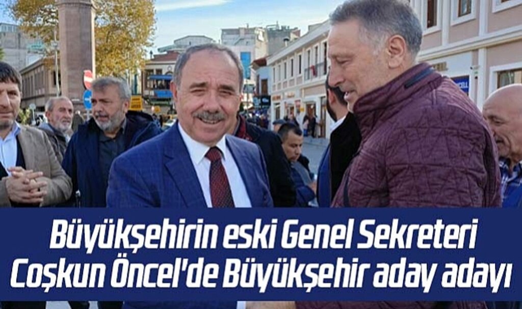 Samsun'da Coşkun Öncel Büyükşehir Belediye Başkan aday adayı oldu