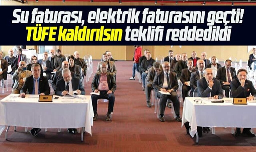 Samsun'da içme suyuna uygulanan TÜFE kaldırılsın teklifi reddedildi