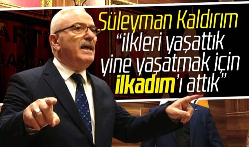 Samsun'da Süleyman Kaldırım İlkadım Belediye Başkan aday adaylığı başvurusunu yaptı 