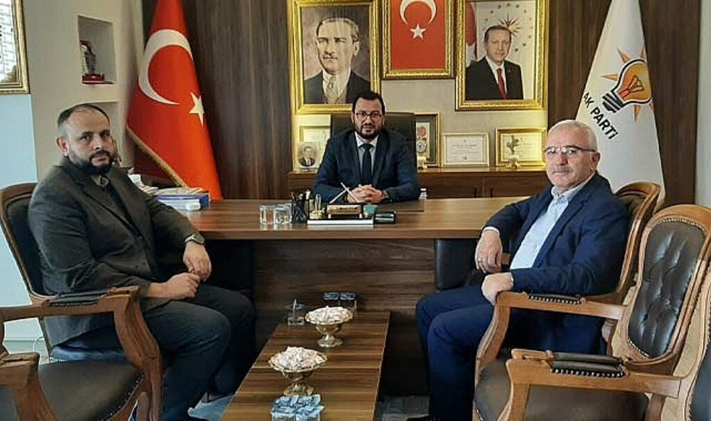 Süleyman Kaldırım, AK Parti İlkadım İlçe Başkanı Erbin'i ziyaret etti