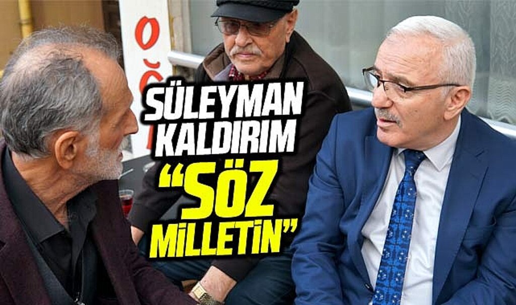 AK Parti İlkadım Belediye Başkan aday adayı Kaldırım sokakta nabız yokluyor