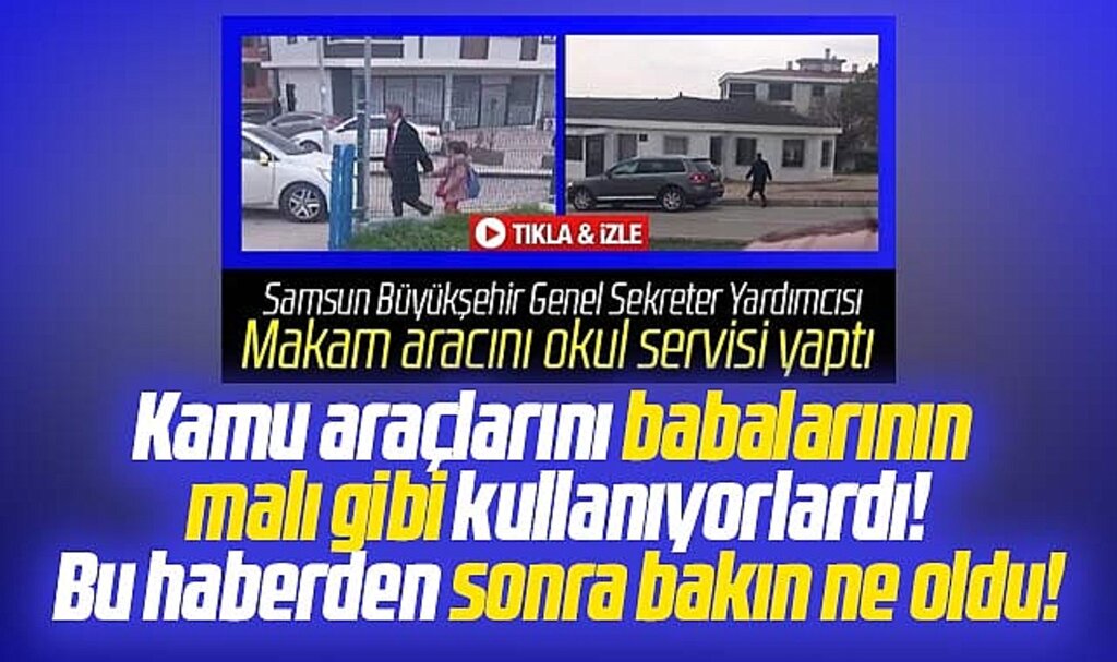 Samsun Büyükşehirde kamu araçları ile çocuklar okula bırakılıyor haberimiz sonrası bakın ne oldu