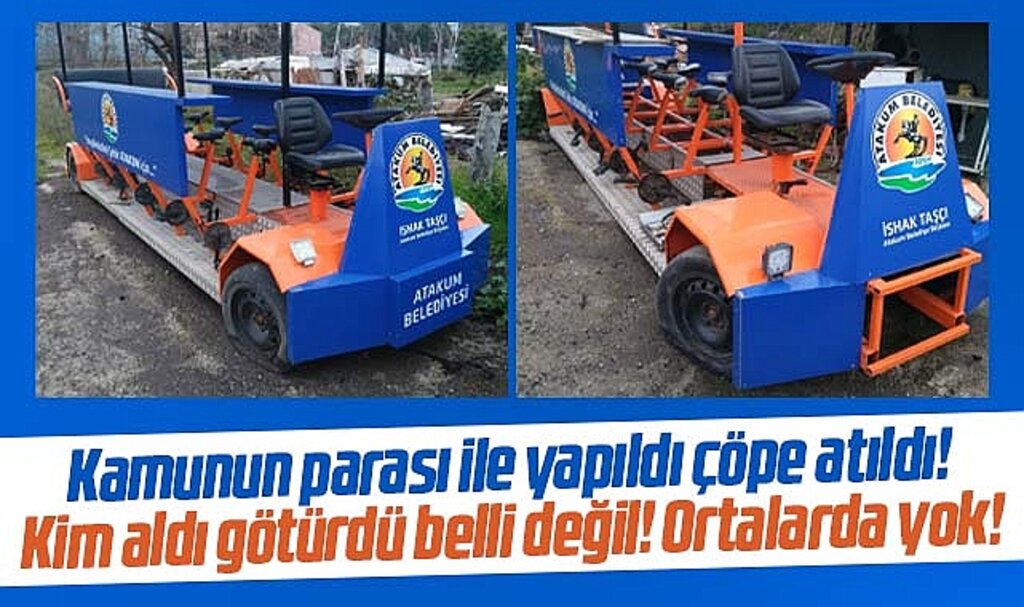 Samsun'da belediyenin parası ile yapılan gezinti araçları sır oldu