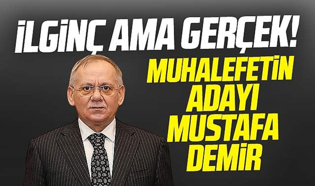 Samsun'da muhalefetin SBB adayı AK Partili Mustafa Demir! İlginç ama gerçek!