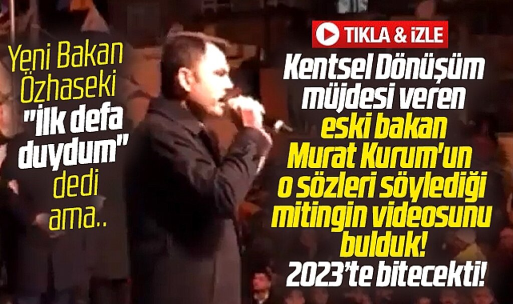 Samsun'un İlkadım ilçesine Murat Kurum'un verdiği Kentsel Dönüşüm müjdesi videosu