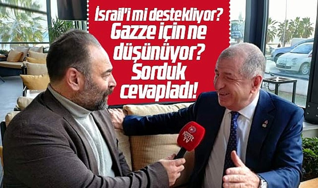 Ümit Özdağ, İsrail'i mi destekliyor? Gazze için ne düşünüyor? Sorduk cevapladı