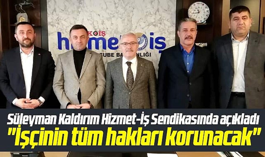 AK Parti İlkadım Belediye Başkan aday adayı Kaldırım: İşçinin sendikal hakları korunacak
