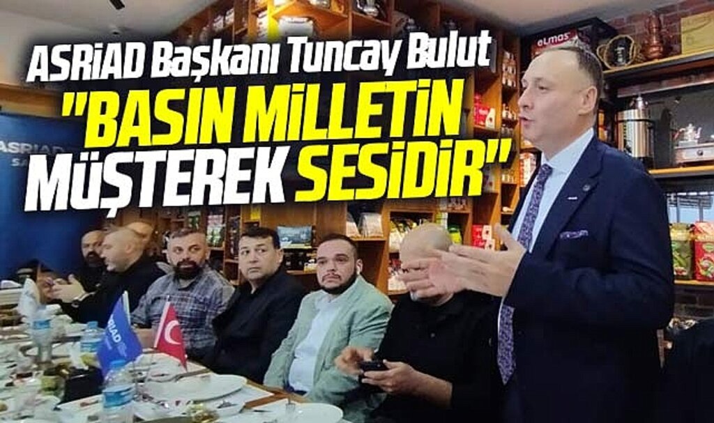 ASRİAD Samsun Şubesi 10 Ocak'ta basın mensupları ile biraraya geldi
