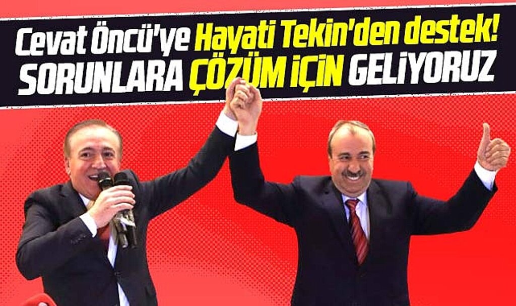 CHP Samsun Büyükşehir adayı Öncü'ye Hayati Tekin'den destek! Çözüm için geliyoruz