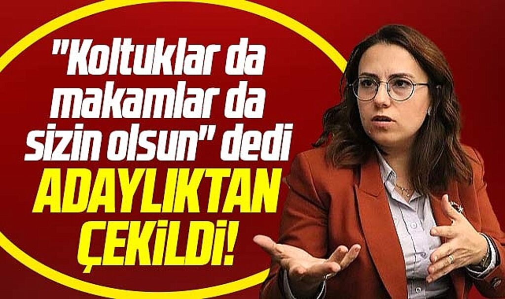 Samsun'da İYİ Partili Burcu Işıtan zehir zemberek açıklama yapıp aday adayığından çekildi