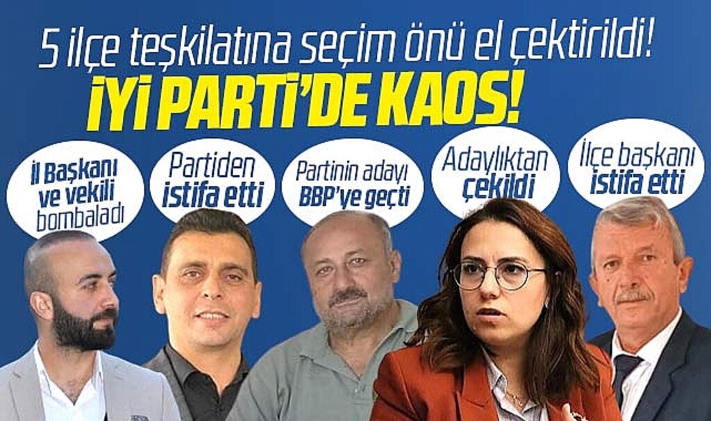 Samsun İYİ Parti'de yerel seçim önü kaos yaşanıyor! Partide istifalar, tepkiler baş gösterdi 