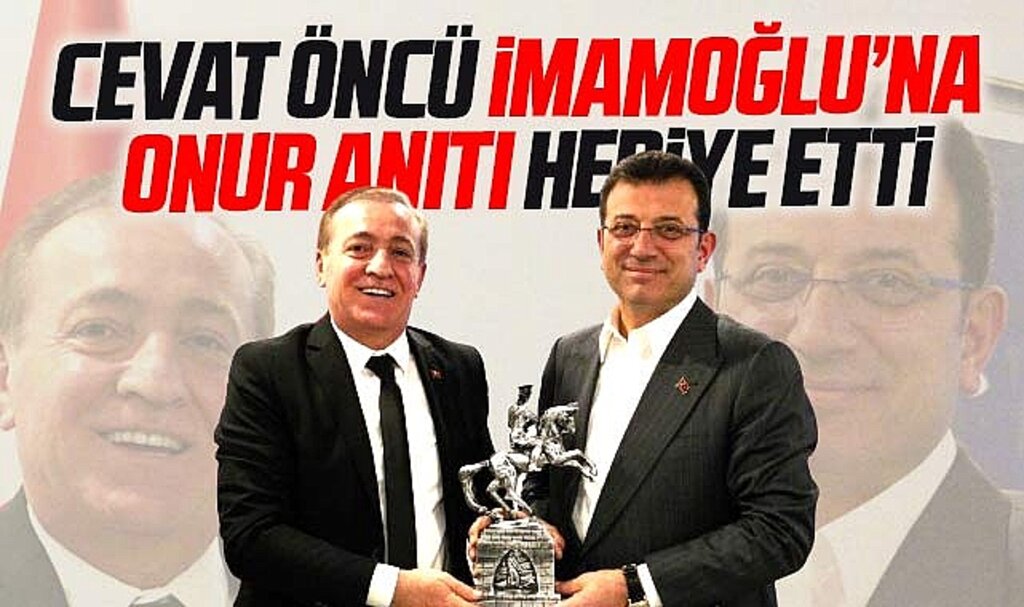 Samsun Büyükşehir adayı Cevat Öncü Ekrem İmamoğlu ile görüştü
