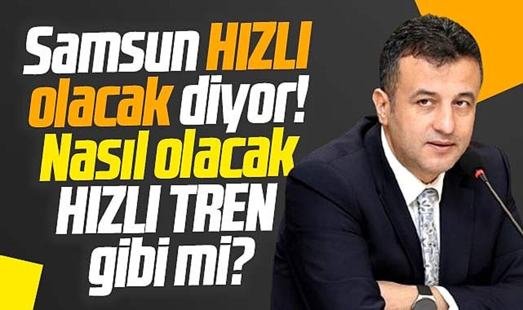 Samsun Büyükşehir adayı Halit Doğan proje yerine Samsun hızlı olacak diyor