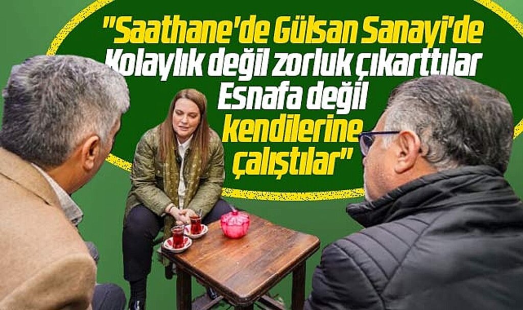 Samsun Büyükşehir adayı İmren Nilay Tüfekci eleştirdi! Esnafa değil kendilerine çalıştılar
