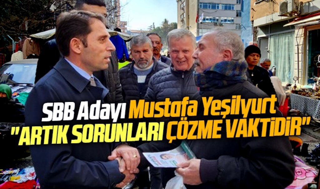 Samsun Büyükşehir adayı Mustafa Yeşilyurt: Sorunları el ele vererek çözeceğiz