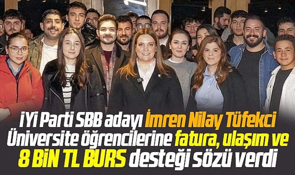 Samsun Büyükşehir adayı Tüfekci'den öğrencilere ulaşım, fatura ve 8 bin TL burs sözü