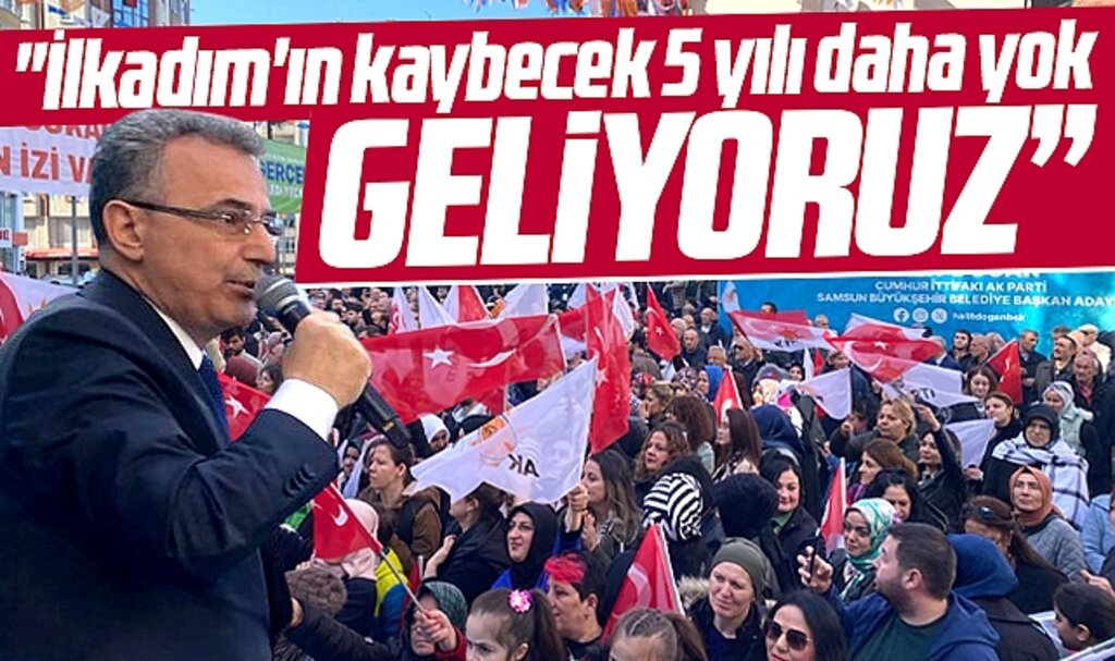 Samsun'da AK Parti İlkadım adayı İhsan Kurnaz SKM açılışında konuştu! Geliyoruz