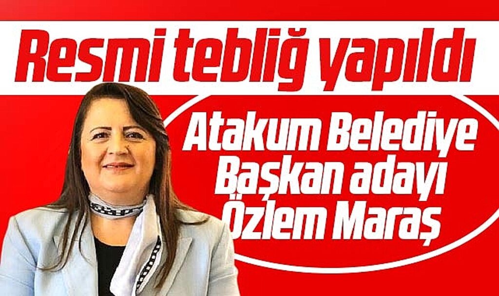 Samsun'da AK Parti'nin Atakum Belediye Başkan adayı Özlem Maraş 