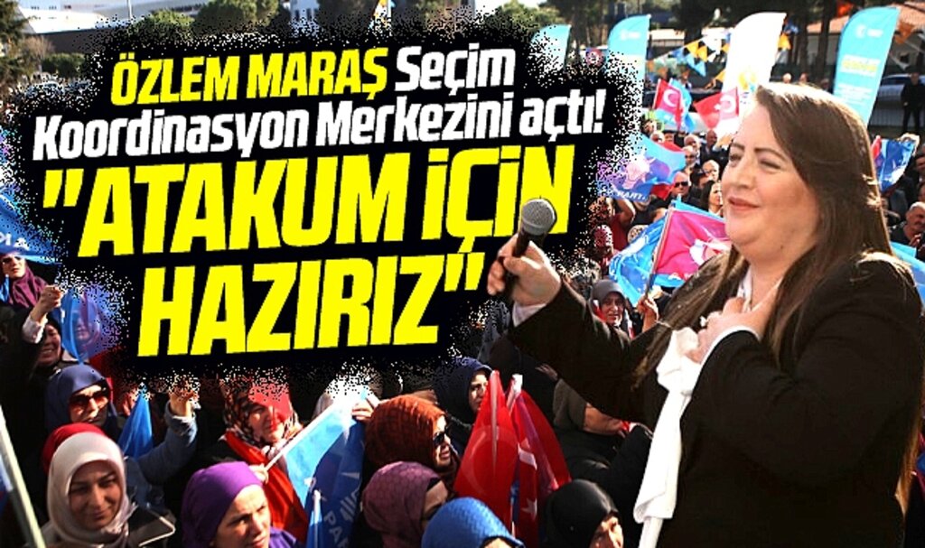 Samsun'da Atakum Belediye Başkan adayı Maraş SKM'sini açtı! Atakum için hazırız